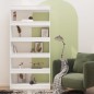 vidaXL Bücherregal/Raumteiler Weiß 80x30x166 cm Holzwerkstoff vidaXL Bücherregal/Raumteiler Weiß 80x30x166 cm Holzwerkstoff