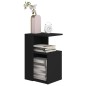 vidaXL Beistelltisch Schwarz 36x30x56 cm Holzwerkstoff vidaXL Beistelltisch Schwarz 36x30x56 cm Holzwerkstoff
