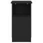 vidaXL Beistelltisch Schwarz 36x30x56 cm Holzwerkstoff vidaXL Beistelltisch Schwarz 36x30x56 cm Holzwerkstoff