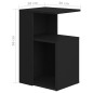 vidaXL Beistelltisch Schwarz 36x30x56 cm Holzwerkstoff vidaXL Beistelltisch Schwarz 36x30x56 cm Holzwerkstoff
