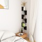 vidaXL Wand-Eckregal Schwarz 20x20x127,5 cm Holzwerkstoff vidaXL Wand-Eckregal Schwarz 20x20x127,5 cm Holzwerkstoff