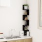 vidaXL Wand-Eckregal Schwarz 20x20x127,5 cm Holzwerkstoff vidaXL Wand-Eckregal Schwarz 20x20x127,5 cm Holzwerkstoff