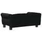 vidaXL Hundebett Schwarz 70x45x30 cm Kunstleder vidaXL Hundebett Schwarz 70x45x30 cm Kunstleder
