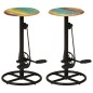vidaXL Barhocker 2 Stk. Altholz Massiv vidaXL Barhocker 2 Stk. Altholz Massiv