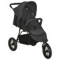 vidaXL Kinderwagen Anthrazit Stahl vidaXL Kinderwagen Anthrazit Stahl