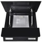 vidaXL Dunstabzugshaube Schwarz Hartglas mit Display 600 mm vidaXL Dunstabzugshaube Schwarz Hartglas mit Display 600 mm