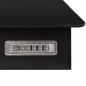 vidaXL Dunstabzugshaube Schwarz Hartglas mit Display 600 mm vidaXL Dunstabzugshaube Schwarz Hartglas mit Display 600 mm
