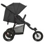 vidaXL Kinderwagen Anthrazit Stahl vidaXL Kinderwagen Anthrazit Stahl