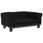 vidaXL Hundebett Schwarz 70x45x30 cm Samt vidaXL Hundebett Schwarz 70x45x30 cm Samt