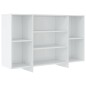 vidaXL Sideboard Hochglanz-Weiß 120x30x75 cm Holzwerkstoff vidaXL Sideboard Hochglanz-Weiß 120x30x75 cm Holzwerkstoff