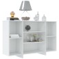 vidaXL Sideboard Hochglanz-Weiß 120x30x75 cm Holzwerkstoff vidaXL Sideboard Hochglanz-Weiß 120x30x75 cm Holzwerkstoff