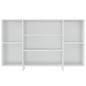 vidaXL Sideboard Hochglanz-Weiß 120x30x75 cm Holzwerkstoff vidaXL Sideboard Hochglanz-Weiß 120x30x75 cm Holzwerkstoff