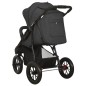 vidaXL Kinderwagen Anthrazit Stahl vidaXL Kinderwagen Anthrazit Stahl