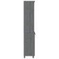 vidaXL Highboard HAMAR Massivholz Kiefer Dunkelgrau vidaXL Highboard HAMAR Massivholz Kiefer Dunkelgrau
