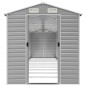 vidaXL Gerätehaus Hellgrau 191x895x198 cm Verzinkter Stahl vidaXL Gerätehaus Hellgrau 191x895x198 cm Verzinkter Stahl