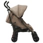 Geschwisterwagen Taupe Stahl Geschwisterwagen Taupe Stahl