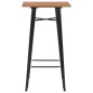 vidaXL 3-teiliges Bar-Set Stahl Schwarz vidaXL 3-teiliges Bar-Set Stahl Schwarz