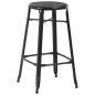 vidaXL 3-teiliges Bar-Set Stahl Schwarz vidaXL 3-teiliges Bar-Set Stahl Schwarz