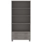 vidaXL Highboard HAMAR Massivholz Kiefer Hellgrau vidaXL Highboard HAMAR Massivholz Kiefer Hellgrau
