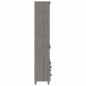 vidaXL Highboard HAMAR Massivholz Kiefer Hellgrau vidaXL Highboard HAMAR Massivholz Kiefer Hellgrau
