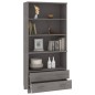vidaXL Highboard HAMAR Massivholz Kiefer Hellgrau vidaXL Highboard HAMAR Massivholz Kiefer Hellgrau