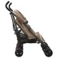Geschwisterwagen Taupe Stahl Geschwisterwagen Taupe Stahl