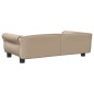 vidaXL Hundebett Cappuccino-Braun 95x55x30 cm Kunstleder vidaXL Hundebett Cappuccino-Braun 95x55x30 cm Kunstleder