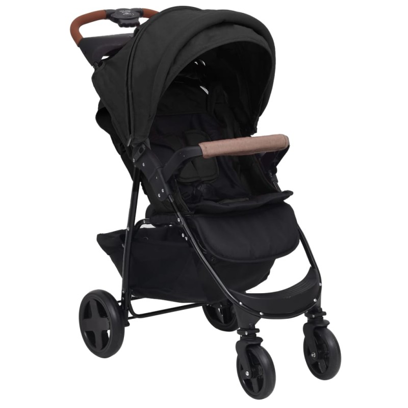2-in-1 Kinderwagen Anthrazit Stahl 2-in-1 Kinderwagen Anthrazit Stahl