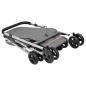 vidaXL Hundewagen Faltbar Grau 100x49x96 cm Leinenstoff vidaXL Hundewagen Faltbar Grau 100x49x96 cm Leinenstoff