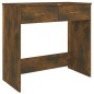 vidaXL Schreibtisch Räuchereiche 80x40x75 cm Holzwerkstoff vidaXL Schreibtisch Räuchereiche 80x40x75 cm Holzwerkstoff