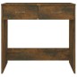 vidaXL Schreibtisch Räuchereiche 80x40x75 cm Holzwerkstoff vidaXL Schreibtisch Räuchereiche 80x40x75 cm Holzwerkstoff