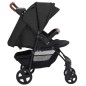 2-in-1 Kinderwagen Anthrazit Stahl 2-in-1 Kinderwagen Anthrazit Stahl