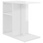 vidaXL Beistelltisch Hochglanz-Weiß 50x30x50 cm Holzwerkstoff vidaXL Beistelltisch Hochglanz-Weiß 50x30x50 cm Holzwerkstoff