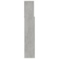 vidaXL Bett-Kopfteil mit Ablagen Betongrau 180x19x103,5 cm