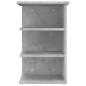 vidaXL Beistellregal Betongrau 35x35x55 cm Holzwerkstoff vidaXL Beistellregal Betongrau 35x35x55 cm Holzwerkstoff
