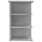 vidaXL Beistellregal Betongrau 35x35x55 cm Holzwerkstoff vidaXL Beistellregal Betongrau 35x35x55 cm Holzwerkstoff