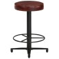 vidaXL Barhocker 2 Stk. 52 cm Echtleder vidaXL Barhocker 2 Stk. 52 cm Echtleder