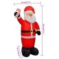 Weihnachtsmann aufblasbar 120 cm Weihnachtsmann aufblasbar 120 cm