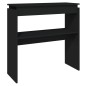 vidaXL Konsolentisch Schwarz 80x30x80 cm Holzwerkstoff vidaXL Konsolentisch Schwarz 80x30x80 cm Holzwerkstoff