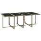 vidaXL 9-tlg. Garten-Essgruppe mit Kissen Poly Rattan Beige vidaXL 9-tlg. Garten-Essgruppe mit Kissen Poly Rattan Beige