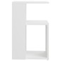 vidaXL Beistelltisch Weiß 36x30x56 cm Holzwerkstoff vidaXL Beistelltisch Weiß 36x30x56 cm Holzwerkstoff