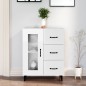 vidaXL Sideboard Hochglanz-Weiß 69,5x34x90 cm Holzwerkstoff vidaXL Sideboard Hochglanz-Weiß 69,5x34x90 cm Holzwerkstoff