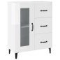 vidaXL Sideboard Hochglanz-Weiß 69,5x34x90 cm Holzwerkstoff vidaXL Sideboard Hochglanz-Weiß 69,5x34x90 cm Holzwerkstoff