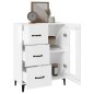 vidaXL Sideboard Hochglanz-Weiß 69,5x34x90 cm Holzwerkstoff vidaXL Sideboard Hochglanz-Weiß 69,5x34x90 cm Holzwerkstoff