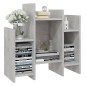 vidaXL Regalschrank Betongrau 60x26x60 cm Holzwerkstoff vidaXL Regalschrank Betongrau 60x26x60 cm Holzwerkstoff