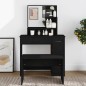 vidaXL Schminktisch mit Spiegel Schwarz 86,5x35x136 cm vidaXL Schminktisch mit Spiegel Schwarz 86,5x35x136 cm