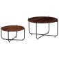 vidaXL Couchtisch-Set 2-tlg. Massivholz 60 x 35 cm vidaXL Couchtisch-Set 2-tlg. Massivholz 60 x 35 cm