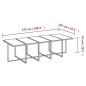 vidaXL 11-tlg. Garten-Essgruppe mit Kissen Poly Rattan Beige vidaXL 11-tlg. Garten-Essgruppe mit Kissen Poly Rattan Beige