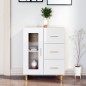 vidaXL Sideboard Hochglanz-Weiß 69,5x34x90 cm Holzwerkstoff vidaXL Sideboard Hochglanz-Weiß 69,5x34x90 cm Holzwerkstoff