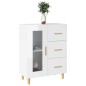 vidaXL Sideboard Hochglanz-Weiß 69,5x34x90 cm Holzwerkstoff vidaXL Sideboard Hochglanz-Weiß 69,5x34x90 cm Holzwerkstoff